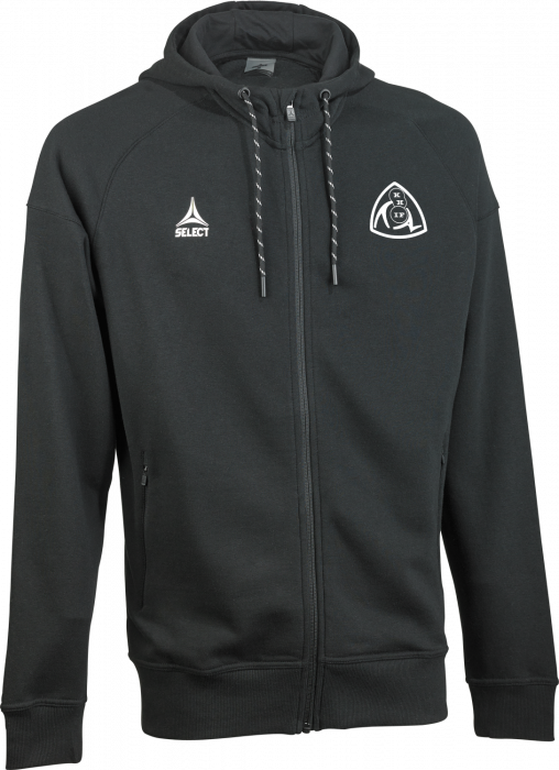 Select - Khf Træner Hoodie W. Zip - Zwart